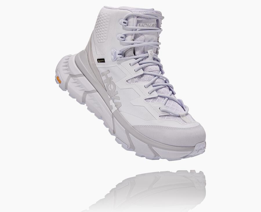 Botas De Montaña Hoka One One Hombre Blancos - Tennine Hike Gore-Tex - LMBH41076